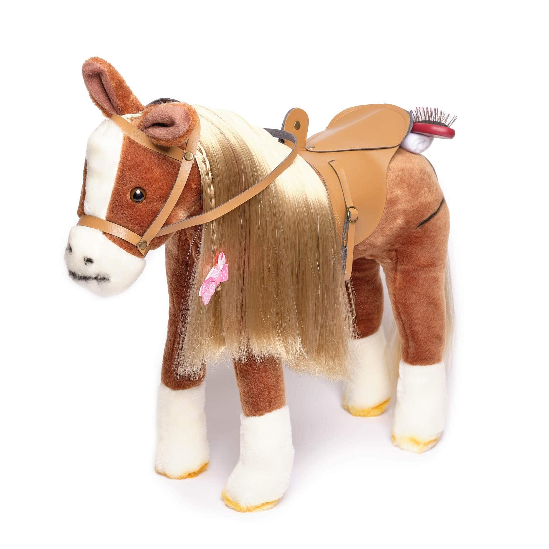 cheval en peluche