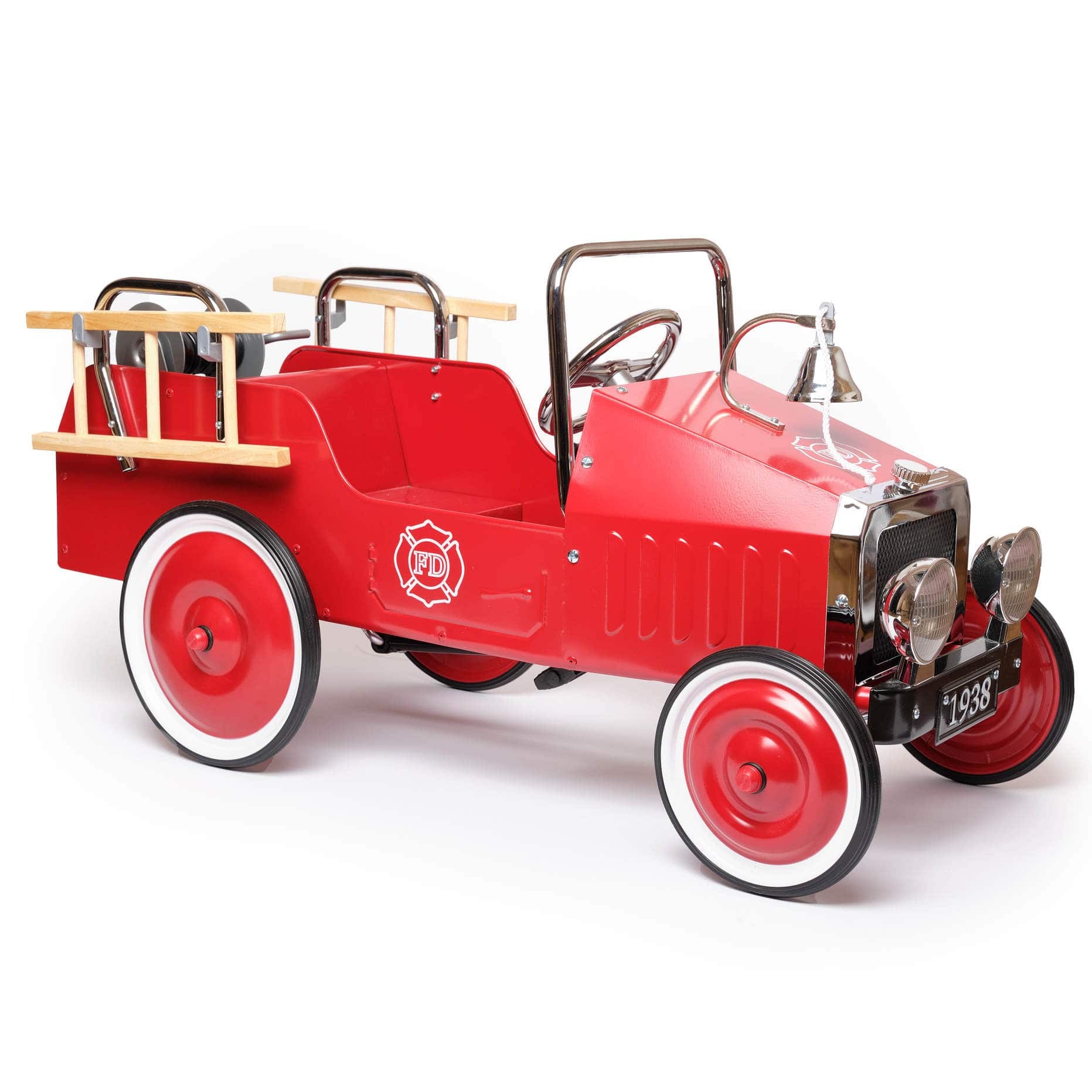 voiture à pédales pompiers