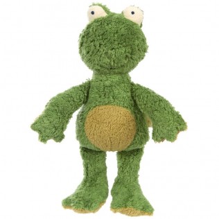 peluche coton bio grenouille pour bébés