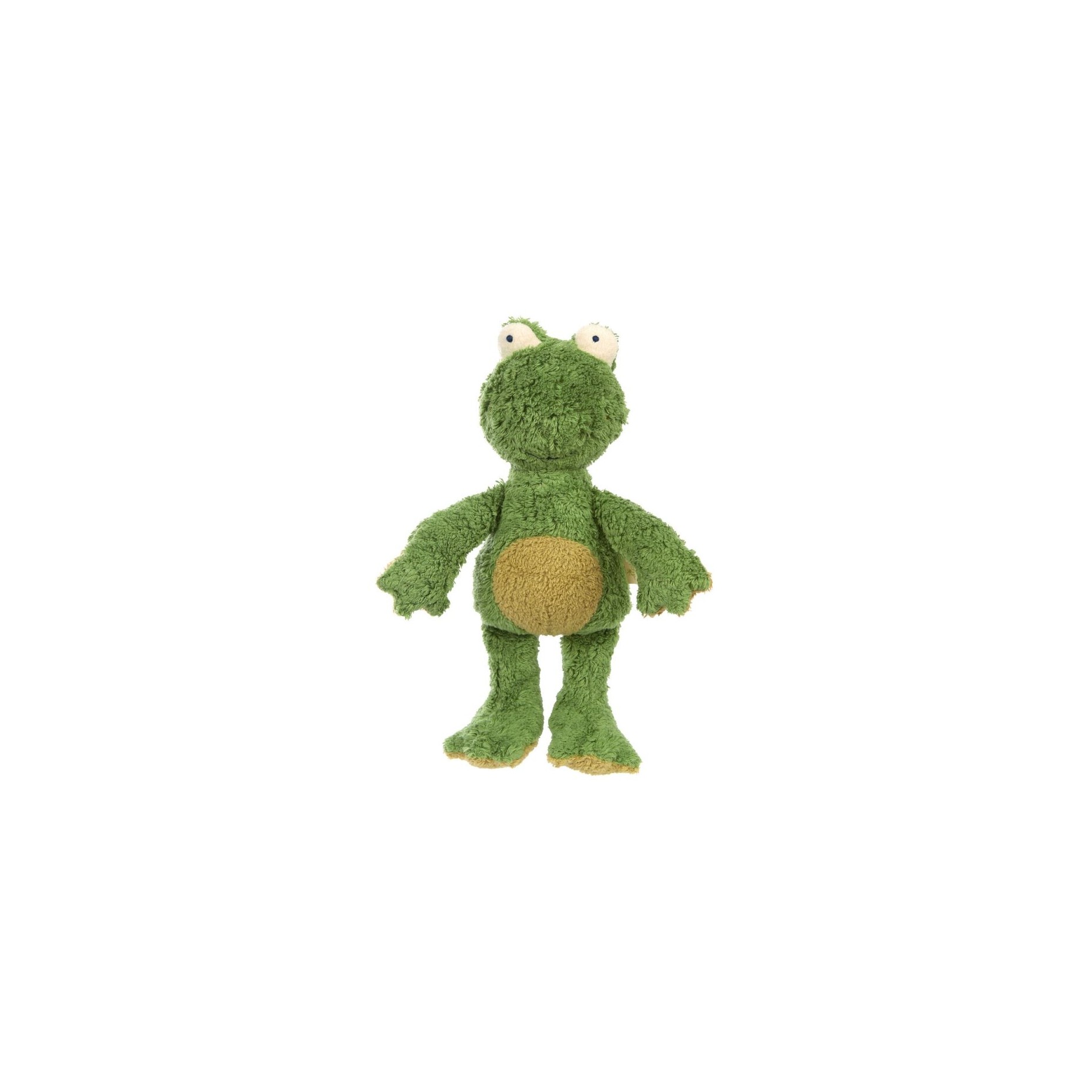 peluche coton bio grenouille pour bébés