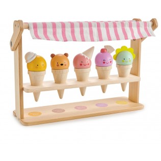 glaces en bois enfants