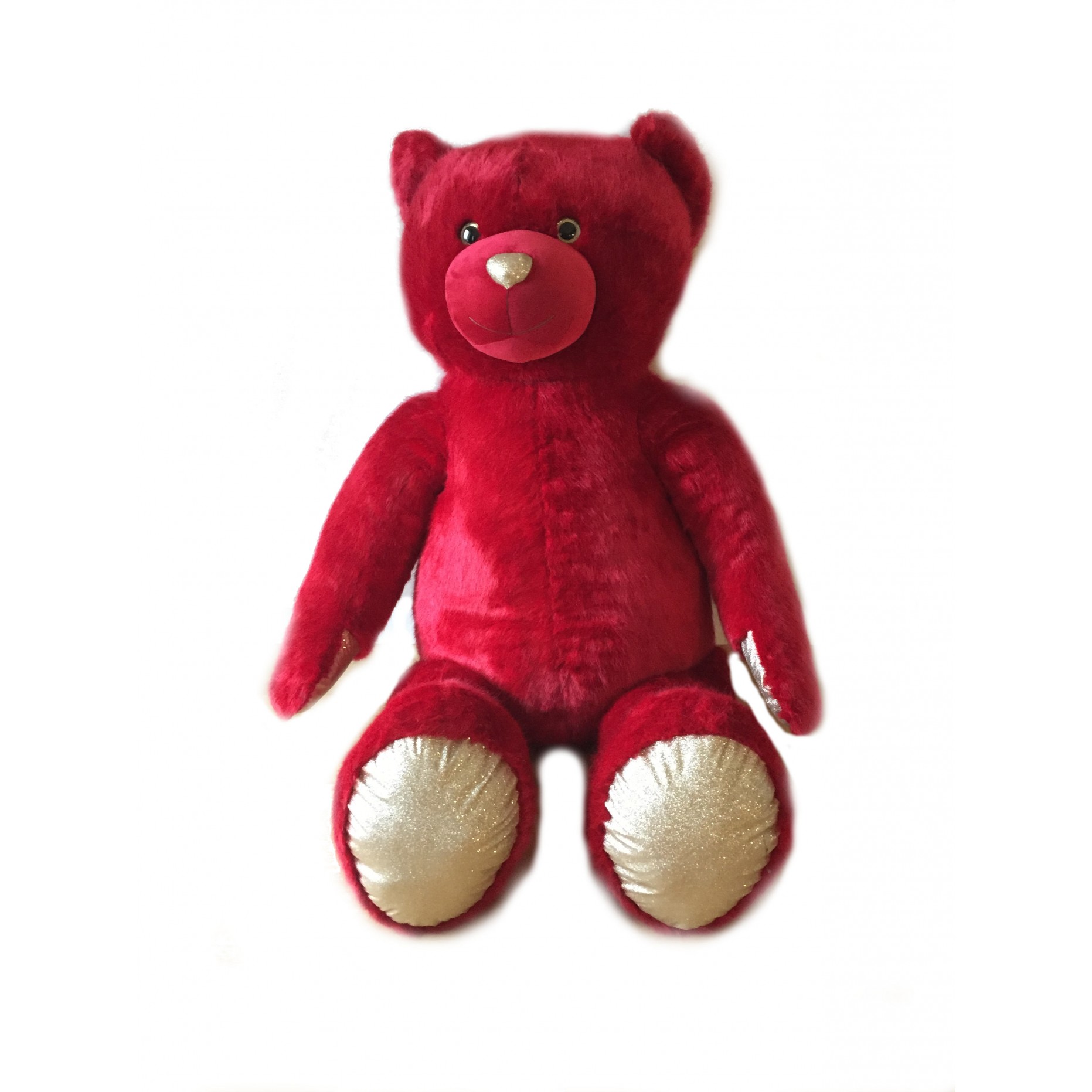 Ours en peluche rouge baiser- Collection - Doudou et compagnie