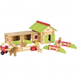 jeu de construction en bois