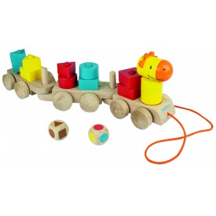 train en bois
