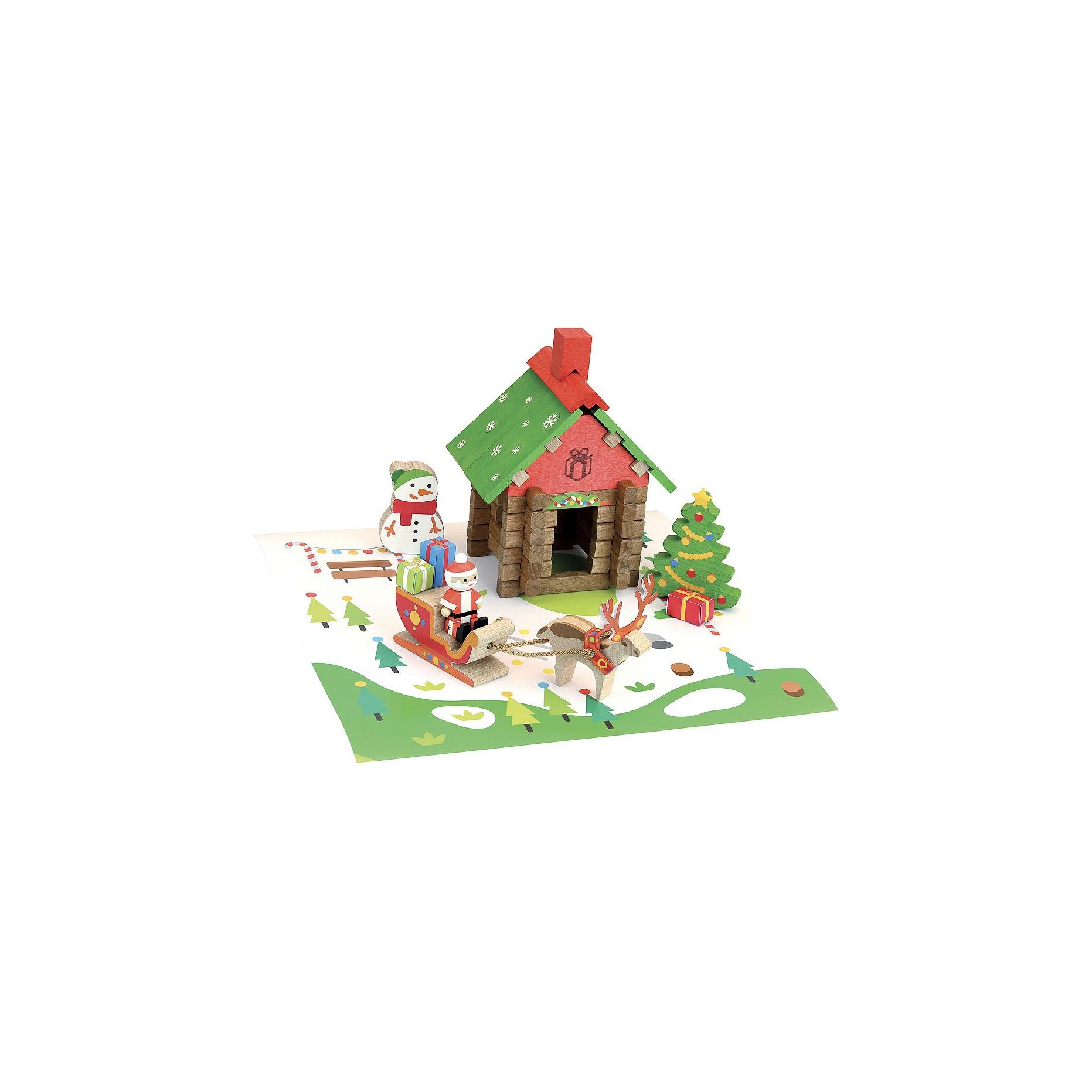 maison en bois du Père Noel