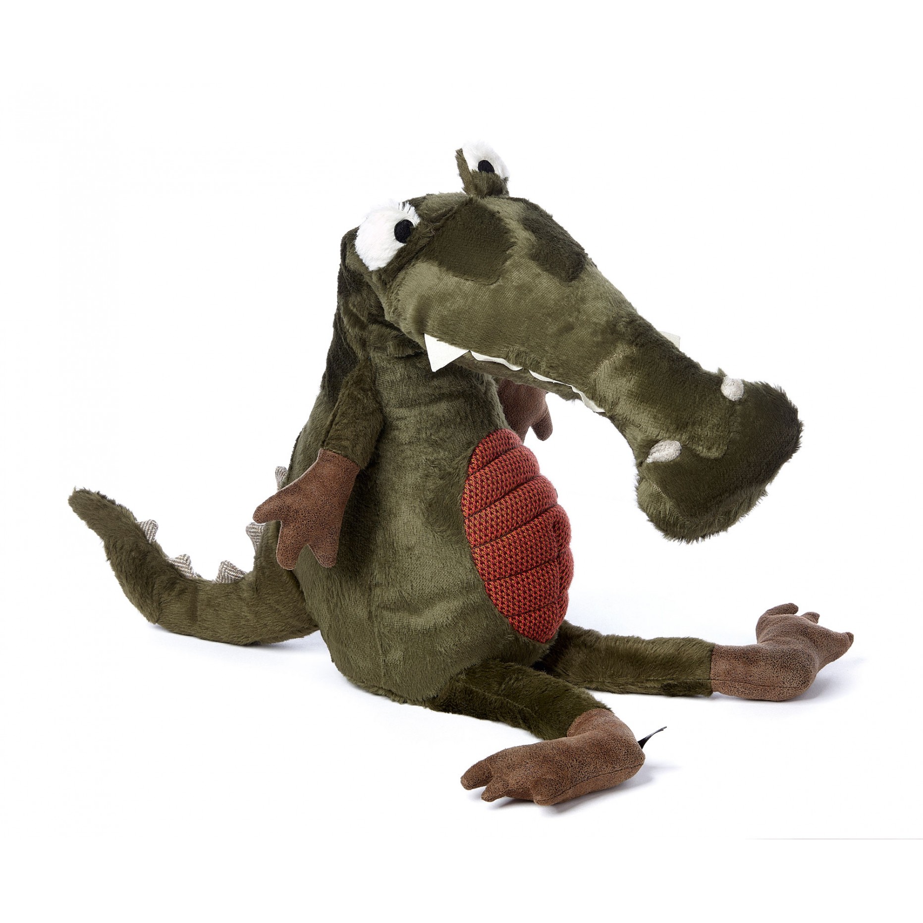 crocodile en peluche