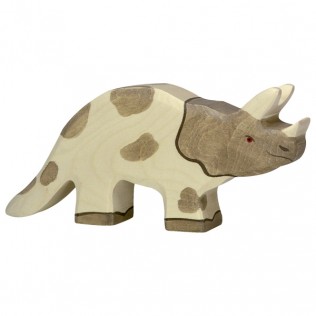 triceratops en bois